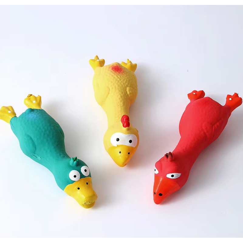 Pet Supplies Hours - 귀여운 강아지 삑삑이 장난감 라텍스 닭