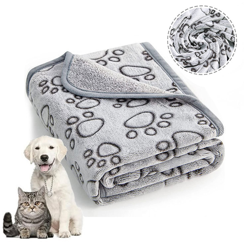부드럽고 폭신한 애완동물 담요 귀여운 만화 프린트 따뜻 - Pet Supplies For Dogs 리뷰 및 가격