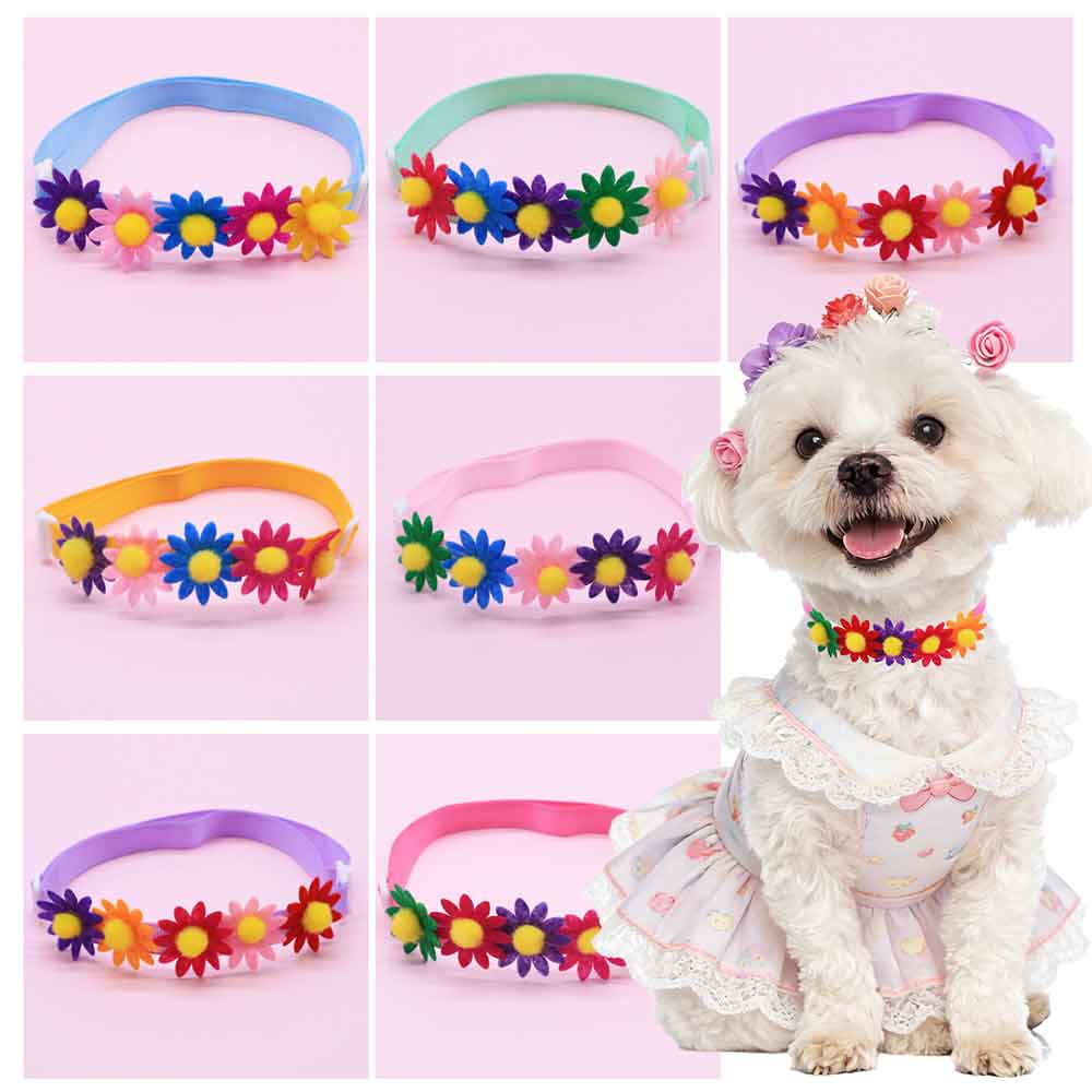 50PCS 다채로운 개 Bowties 작은 개를위한 꽃 - Pet Supplies Hours 리뷰 및 가격