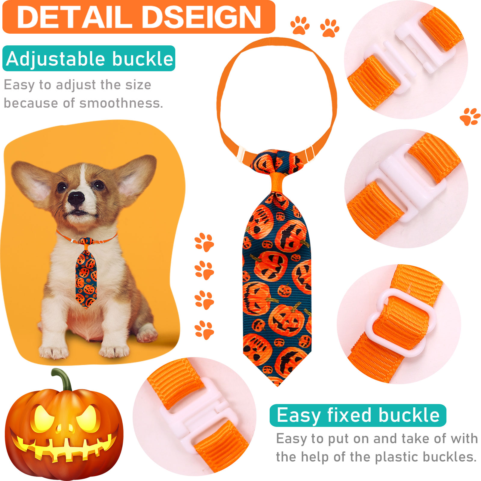50/100pcs 할로윈 개 액세서리 해골 작은 개 넥 - Pet Supplies Hours 리뷰 및 가격