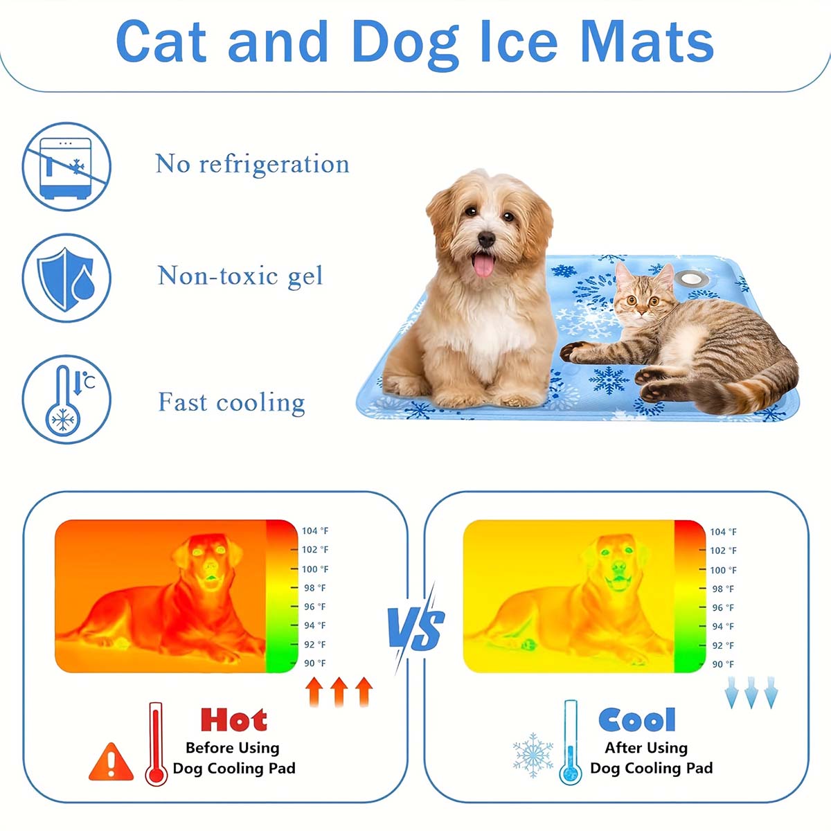 여름용 애완동물 매트, 애완동물 아이스 매트, 강아지  - Pet Supplies For Dogs 리뷰 및 가격