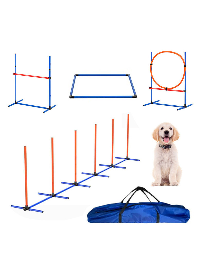강아지 장애물 훈련 대회 소품 점프 폴 장벽 링 애완용 - Pet Supplies For Dogs 리뷰 및 가격