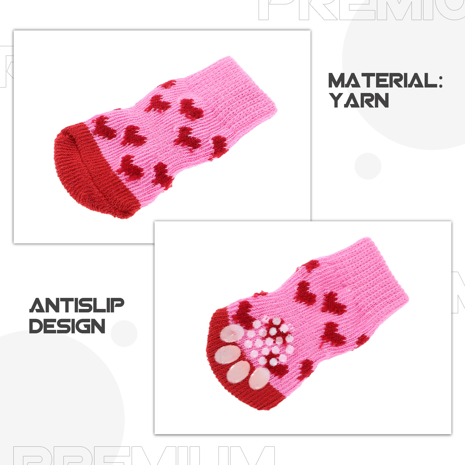 8개입 강아지용 부츠, 소형, 중형, 대형견용 미끄럼  - Dog Booties Paw Protector 리뷰 및 가격