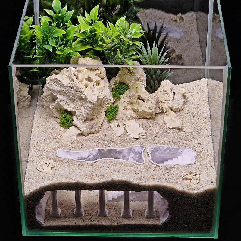 어항 동굴 아쿠아스케이핑,인공 로마 기둥 지하 궁전,물 - Pet Supplies Fish 리뷰 및 가격