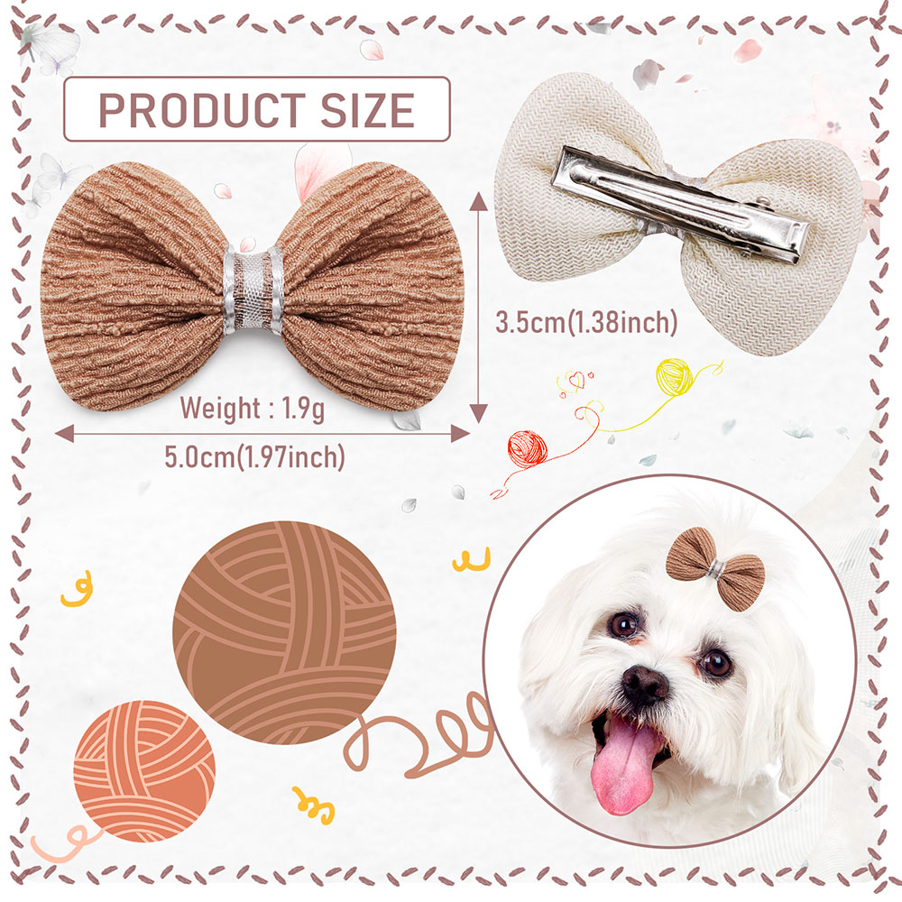 수제 애완 동물 고양이 개 활 머리핀, 작은 개용 귀여 - Pet Supplies Hours 리뷰 및 가격