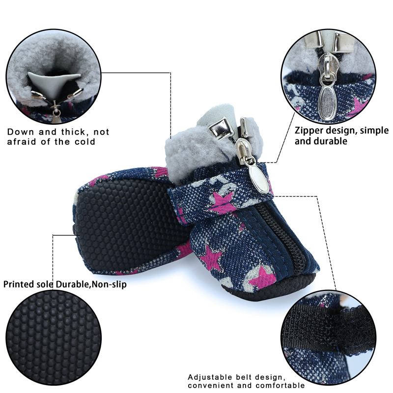 Benepaw 따뜻한 강아지 신발, 겨울 편안한 눈 애 - Dog Booties Paw Protector 리뷰 및 가격